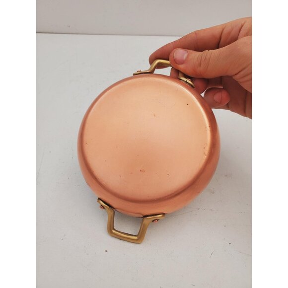 Copper Pan / Copper Dish / Copper Cooking Pan / Copper Frying Pan / Copper - Picture 8 of 10